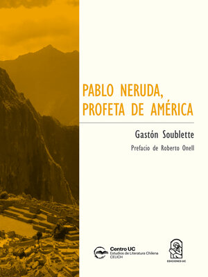 cover image of Pablo Neruda, profeta de América